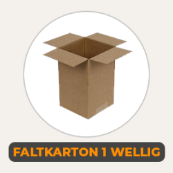 Faltkarton 1 wellig