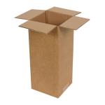 Karton 1-wellig 120x120x290 mm Braun 