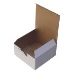 Klappschachtel 135x135x65 mm Weiß 