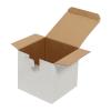 Klappschachtel 140x140x140 mm Weiß 