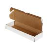 Versandkarton 240x80x35 mm Weiß