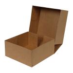 Klappschachtel für E-Commerce 245x245x115 mm Braun 