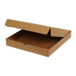 Versandkarton Flach-Pack 320x320x50 mm Braun