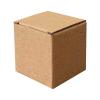 50x50x50 mm Kraft-Karton-Box Einfach Gewellt
