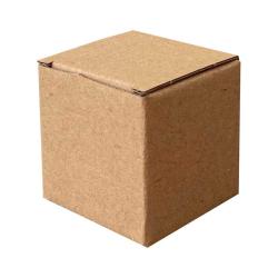 50x50x50 mm Kraft-Karton-Box Einfach Gewellt
