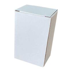 75x55x120 mm Weißer Karton Einfach Gewellt