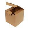 105x105x80 mm Kraftkarton Einfach Gewellt