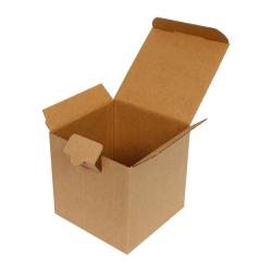 105x105x80 mm Kraftkarton Einfach Gewellt