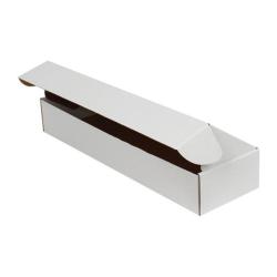350x100x70 mm Weiße Pappschachtel