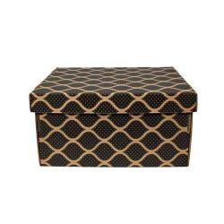 350x270x180 mm Schwarze Box - Ziplock Box Kraft