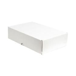 355x355x100 mm Weiße Kartonschachtel Mit Schloss