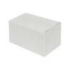 100x60x50 mm Paket Weißer Karton Einzeln Wellpappe