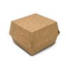 Unbedruckte Kraftkarton-Hamburgerbox 150x150x90 mm 1000 Stück