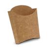Kleine Pommes-Frites-Schachtel 51x22x108 mm Kraftkarton Unbedruckt 1000 Stück
