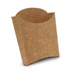 Kleine Pommes-Frites-Schachtel 51x22x108 mm Kraftkarton Unbedruckt 1000 Stück