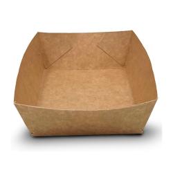 Karton-Schale 105x65x40 mm Unbedruckt Kraft 1000 Stück