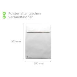 Polsterfaltentaschen Versandtaschen B4 250x353x50 mm
