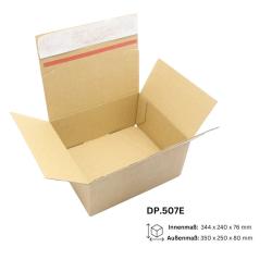 Karton mit Automatikboden 350x250x80 mm DHL Kleinpaket