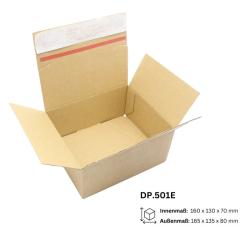 Karton mit Automatikboden 160x130x70 mm DHL Kleinpaket