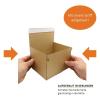 Karton mit Automatikboden 160x130x70 mm DHL Kleinpaket