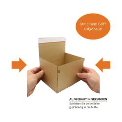 Karton mit Automatikboden 213x153x109 mm