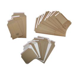 Versandtaschen Voll-Pappe braun 320x455 mm