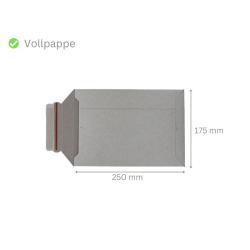 Versandtaschen Voll-Pappe weiss 175x250 mm