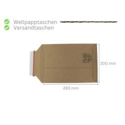 Wellpapp-Versandtasche 200x280 mm