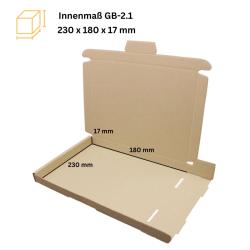 Großbriefkarton 245x185x20 mm BRAUN GB 2.1