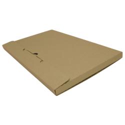 Großbriefmappe Kalenderverpackung 350x220x18 mm Wellpappe Braun KV