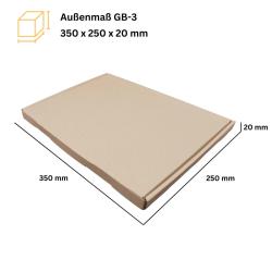 Großbriefkarton 350x250x20 mm BRAUN GB 3
