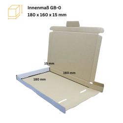 Großbriefkarton 180x160x15 mm WEISS GB0