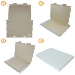  Großbriefkarton 350x250x20 mm WEISS GB3