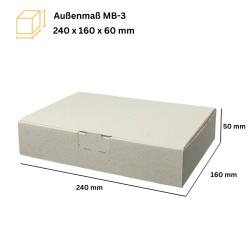 Graskarton Maxibrief 240x160x50 mm MB3