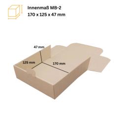 Maxibriefkarton 180x130x50 mm BRAUN MB-2