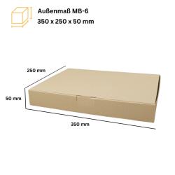 Maxibriefkarton 350x250x50 mm BRAUN MB-6