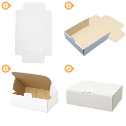 Maxibriefkarton 180x130x50 mm WEIß MB-2