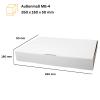 Maxibriefkarton 260x180x50 mm WEIß MB-4