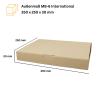 Maxibriefkarton International 350x250x30 mm BRAUN