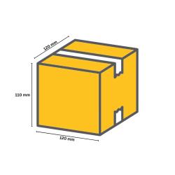 Automatikkarton 120 x120 x110 mm Braun
