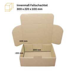 Faltschachtel 300x220x100 mm Braun