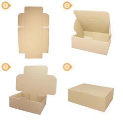 Faltschachtel 300x220x100 mm Braun